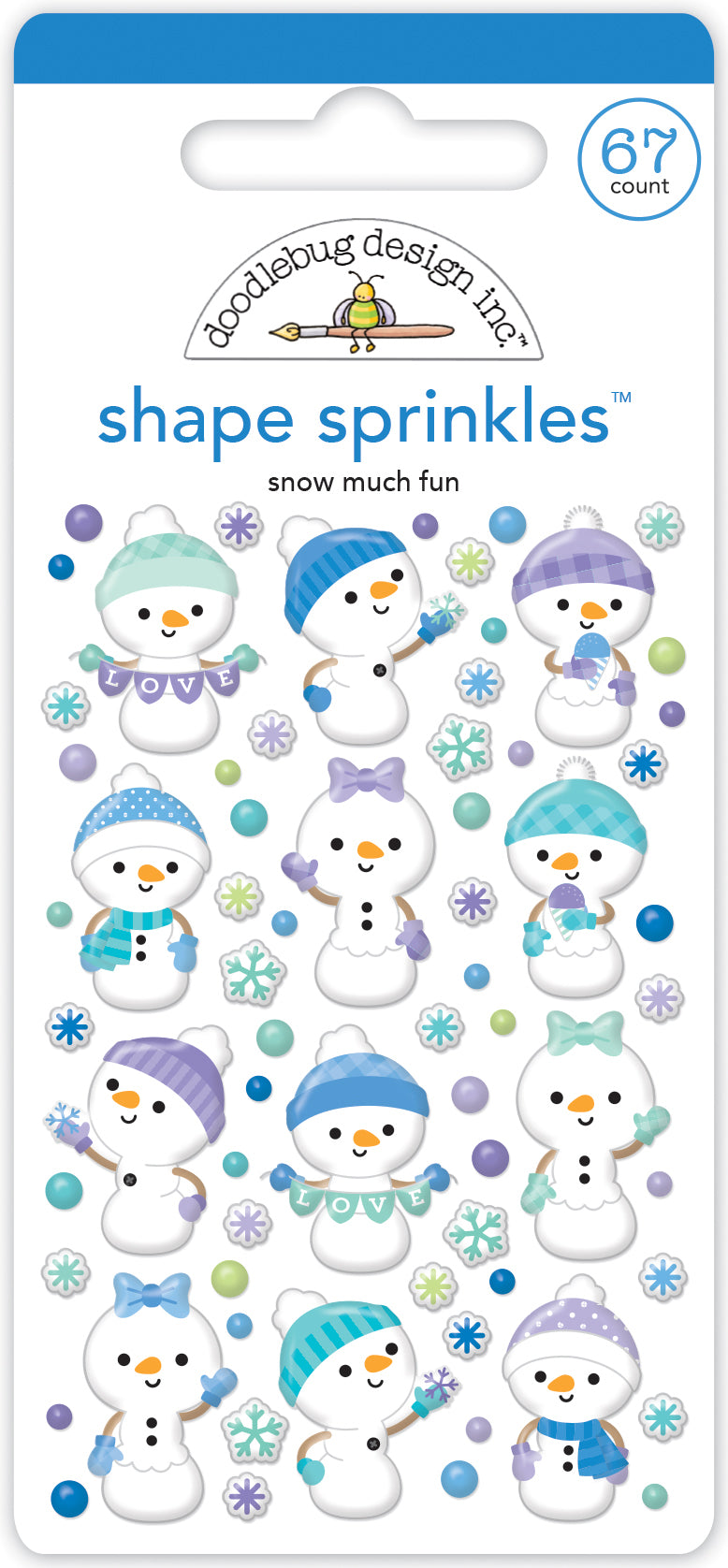 Snow Much Fun Shape Sprinkles