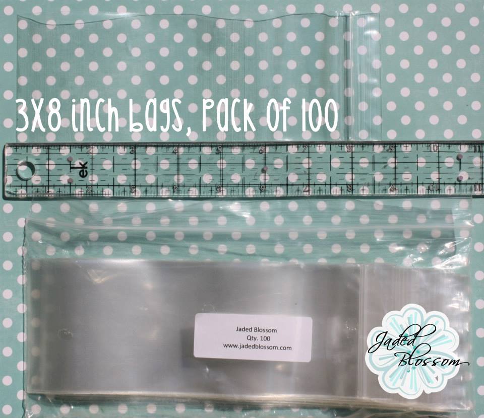 3x8 Inch Clear Bags