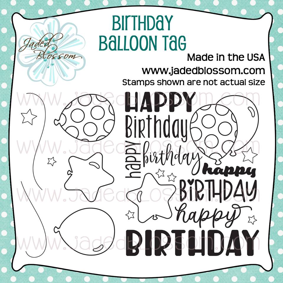 Birthday Balloon Tag