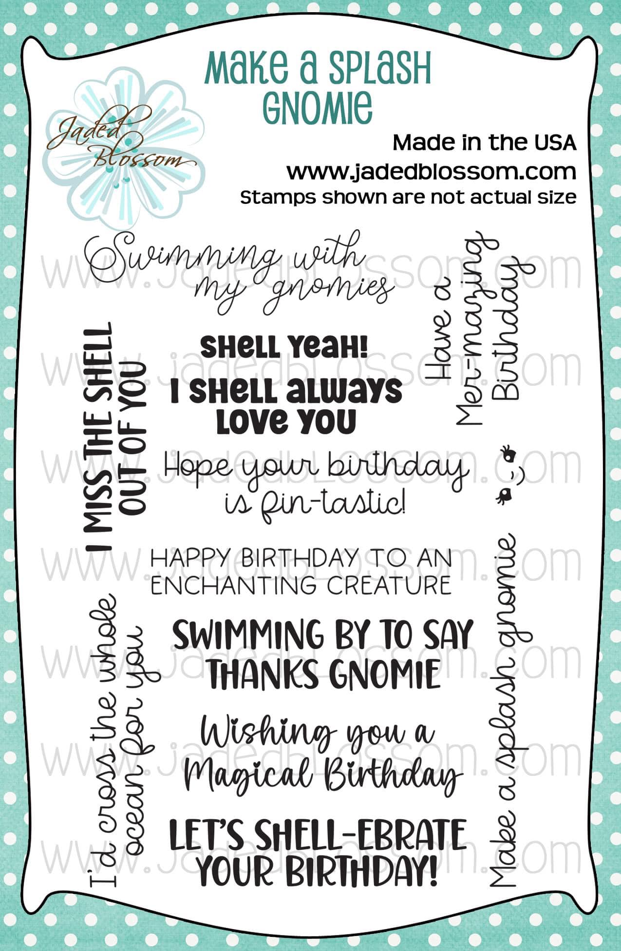 Make a Splash Gnomie