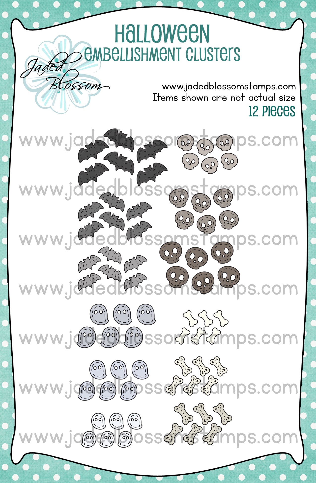 Halloween Embellishment Clusters