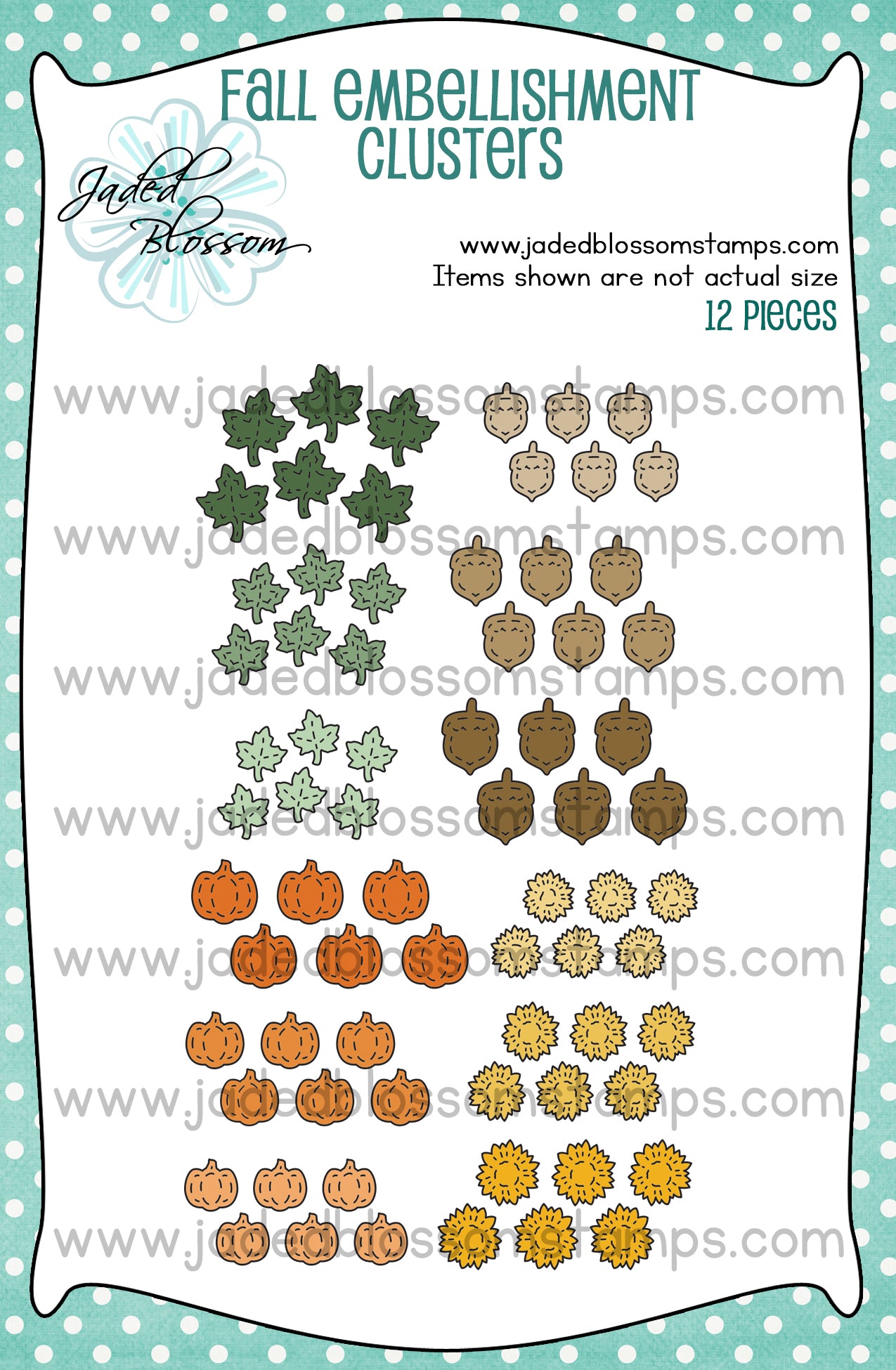 Fall Embellishment Clusters