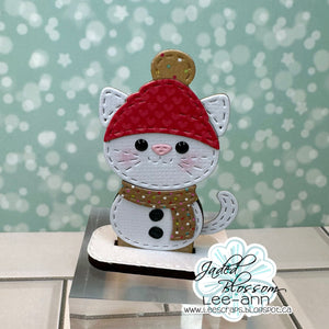 MDF Gnome: Snowman Pets with Stand