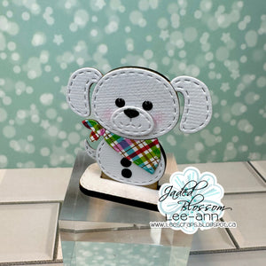 MDF Gnome: Snowman Pets with Stand