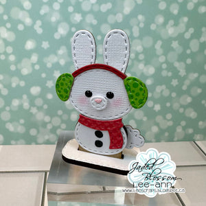 MDF Gnome: Snowman Pets with Stand