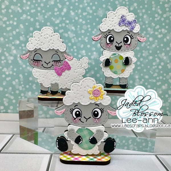MDF Gnome: Sheep with Stand - Jaded Blossom