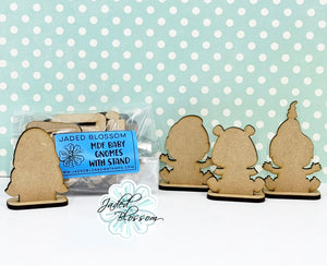 MDF Baby Gnomes with Stand