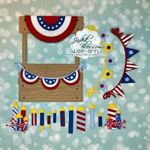 Build a Booth Die: Patriotic Add Ons
