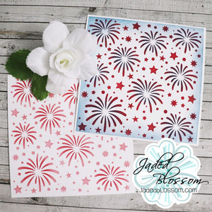 Fireworks Stencil