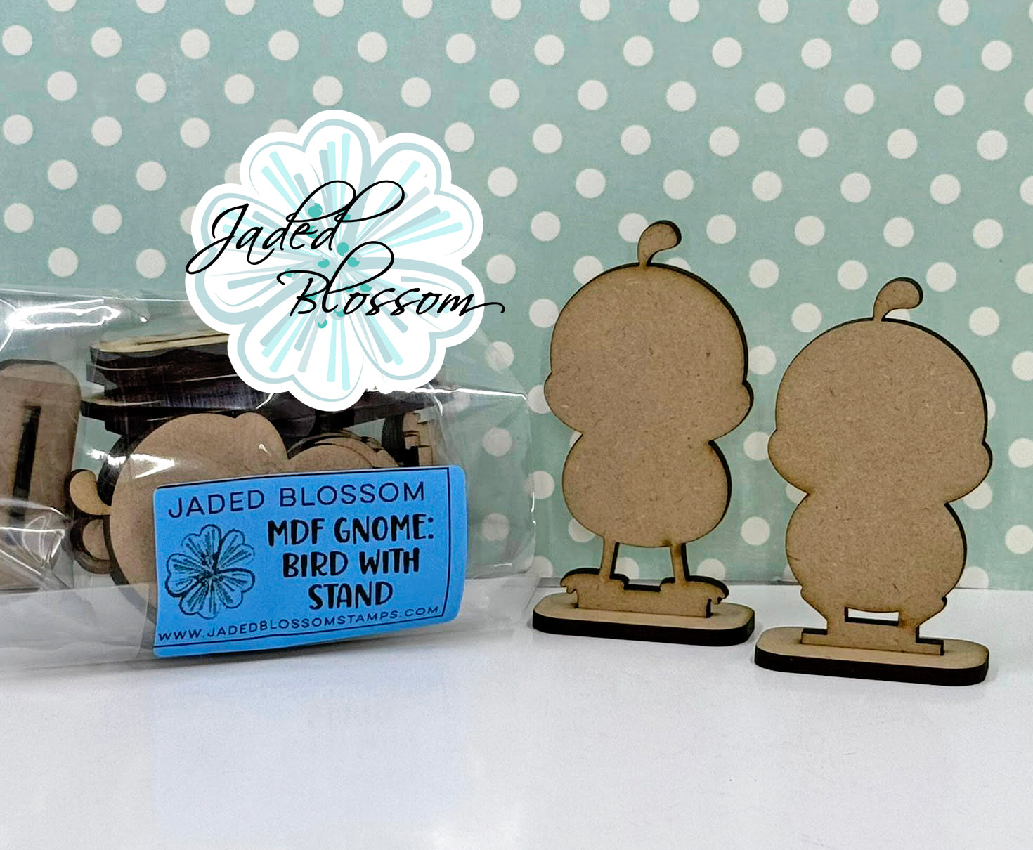 MDF Gnome: Bird with Stand