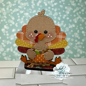 MDF Gnome Friend: Turkey with Stand