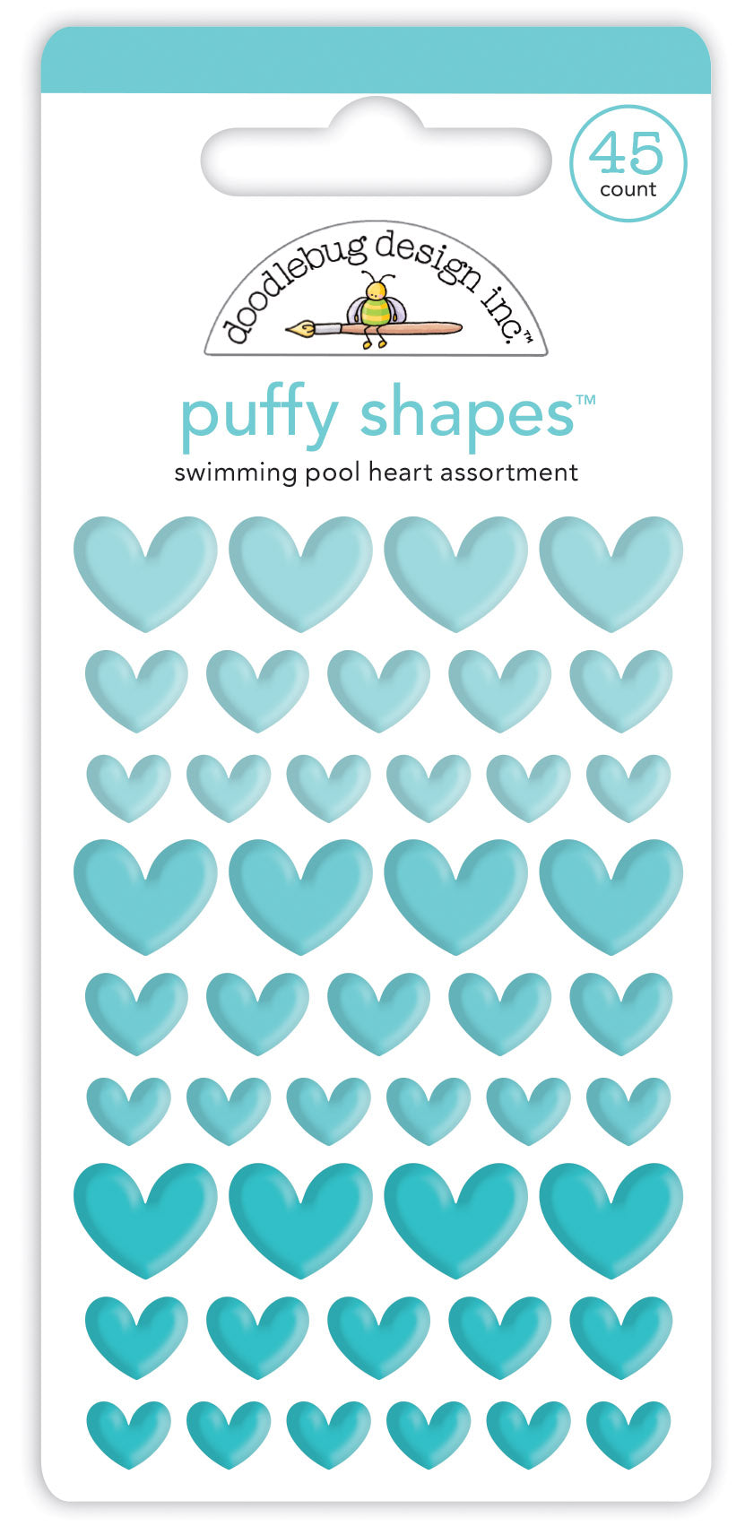 Swimming Pool Heart Puffy Shapes