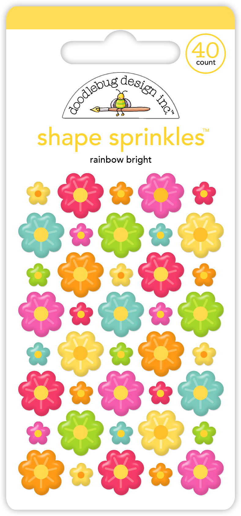 Rainbow Bright Shape Sprinkles