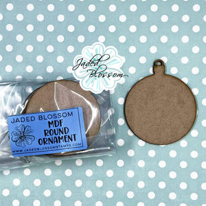 MDF Round Ornament