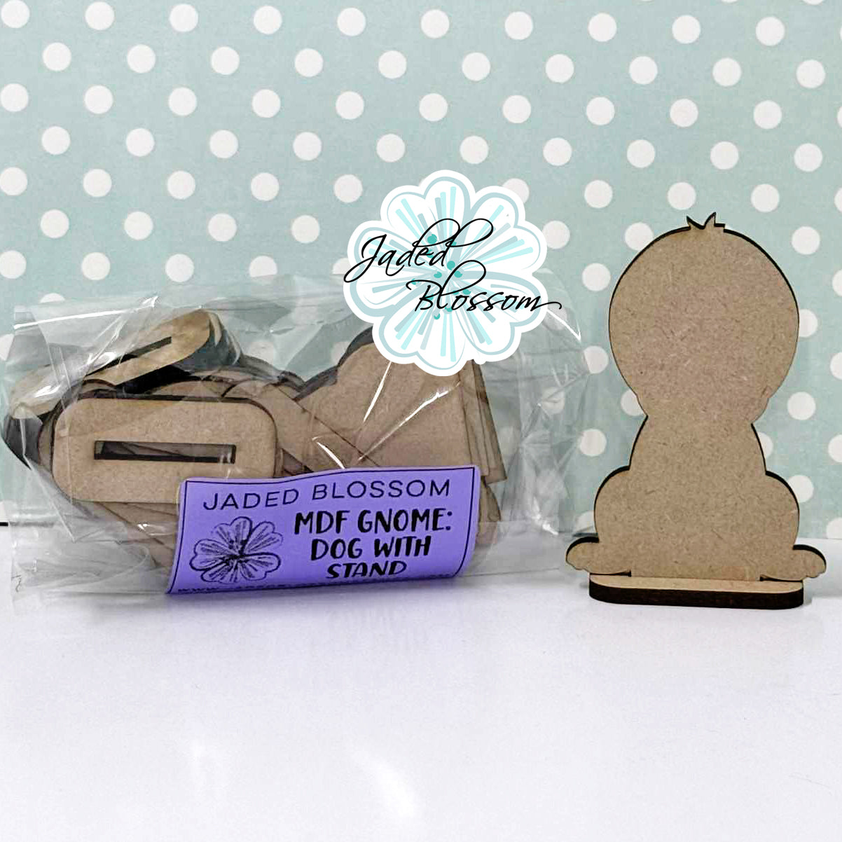 MDF Gnome: Dog with Stand