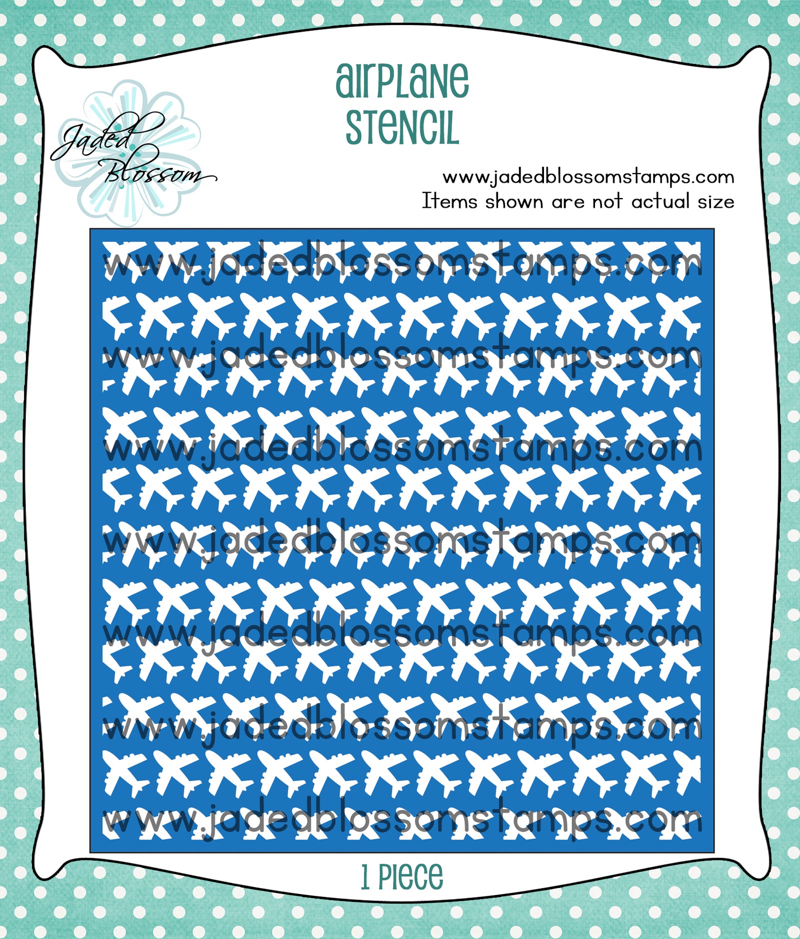 Airplane Stencil