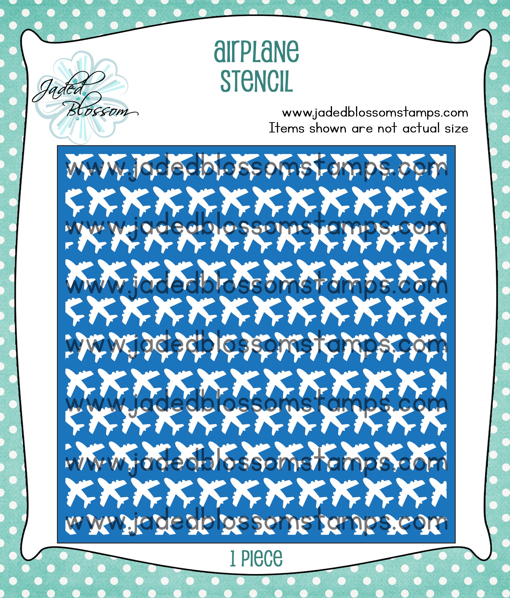 Airplane Stencil