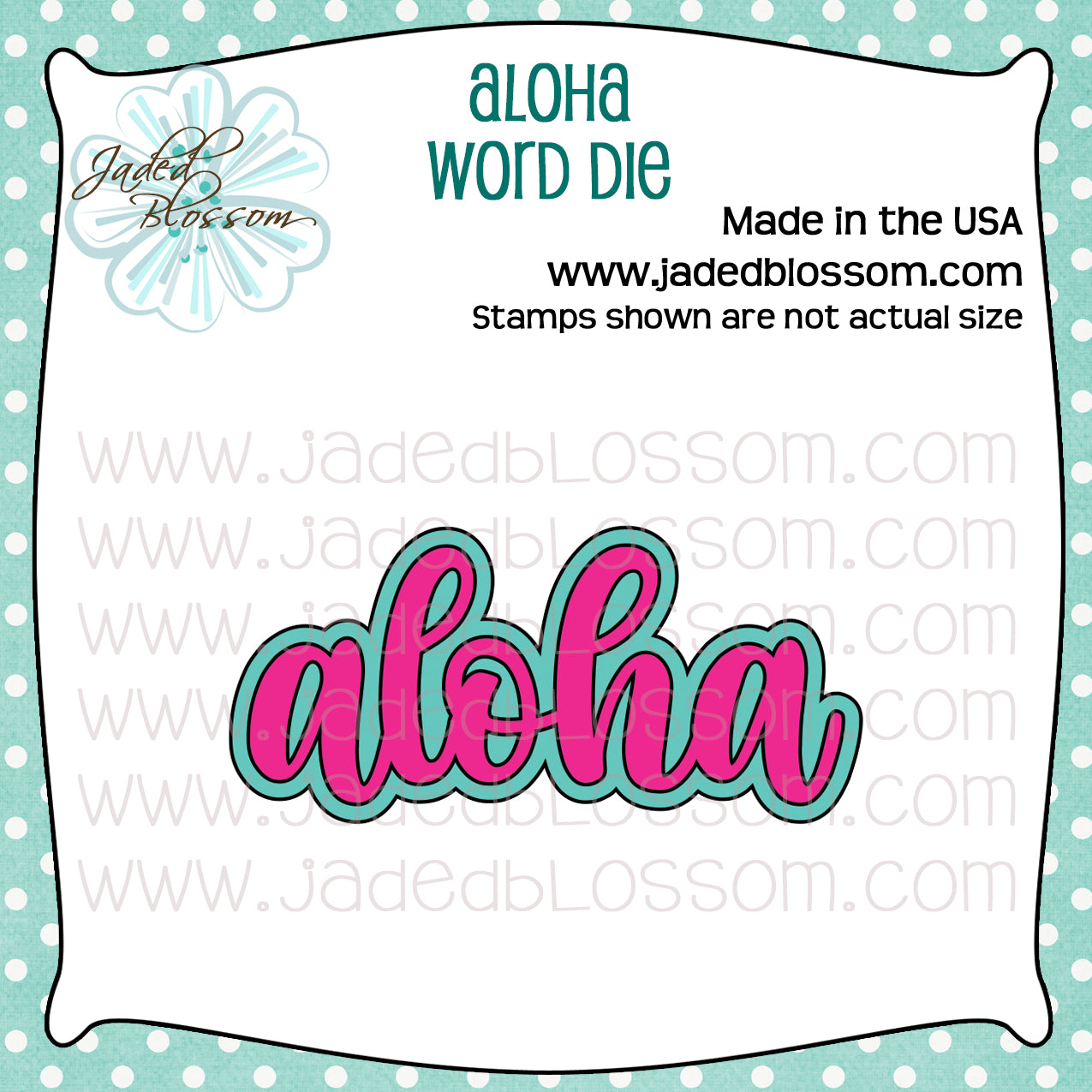 Aloha Word Die