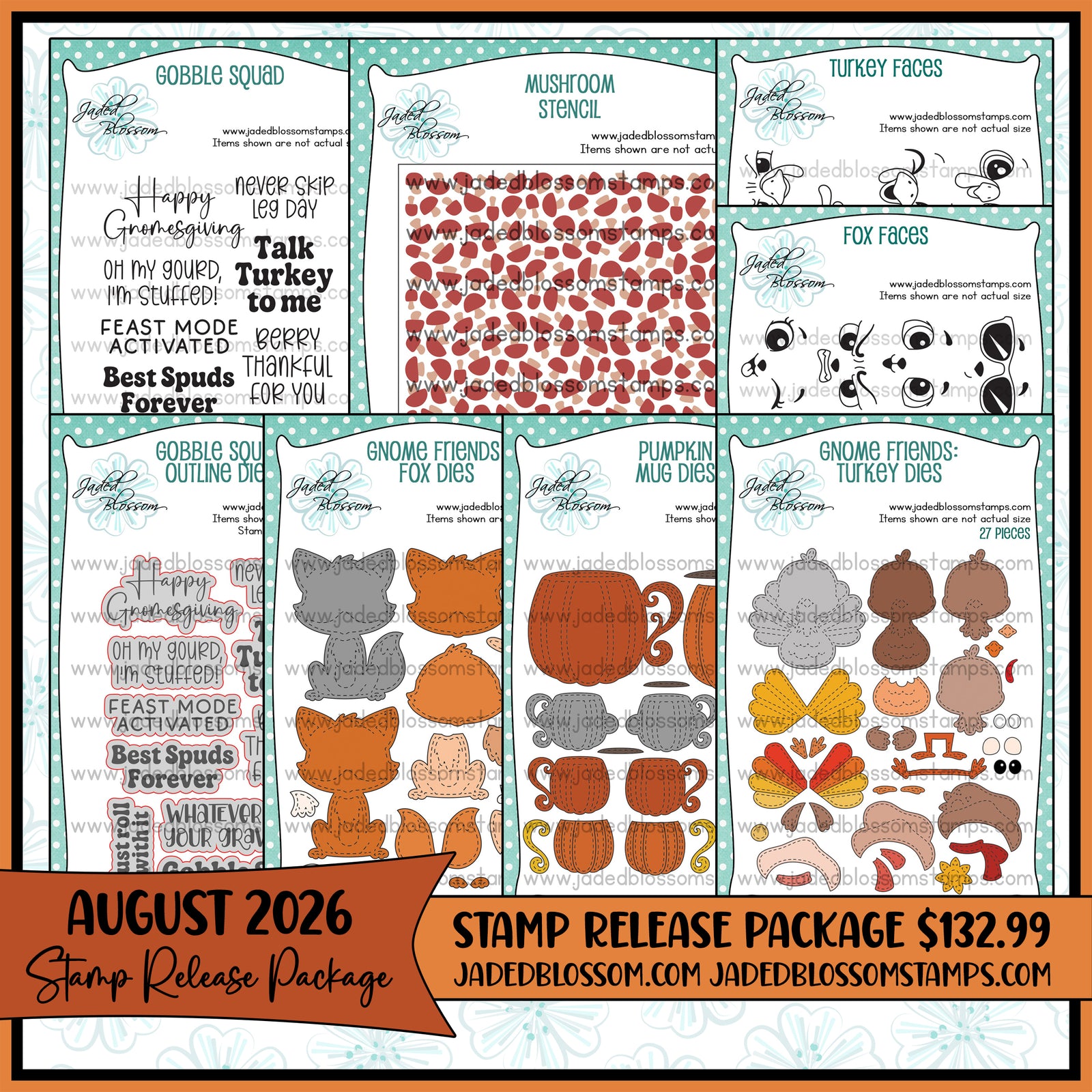 August 2026 Stamp Release Package