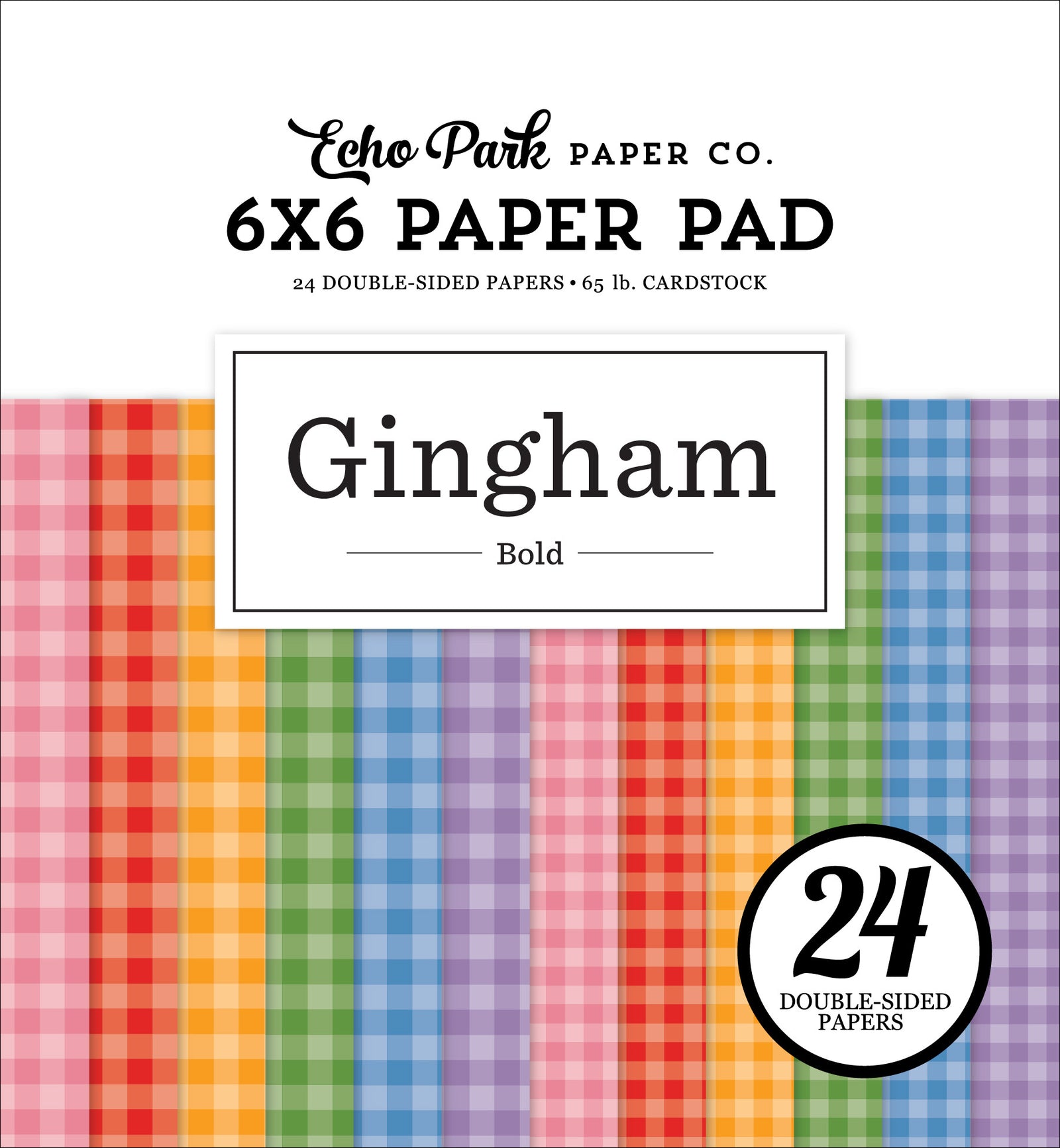 Bold Gingham 6x6 Paper Pad