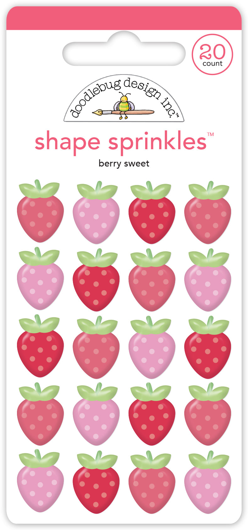 Berry Sweet Shape Sprinkles