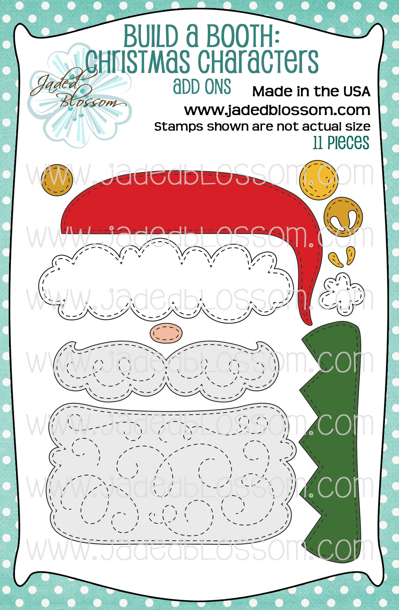 Build a Booth Die: Christmas Characters Add Ons