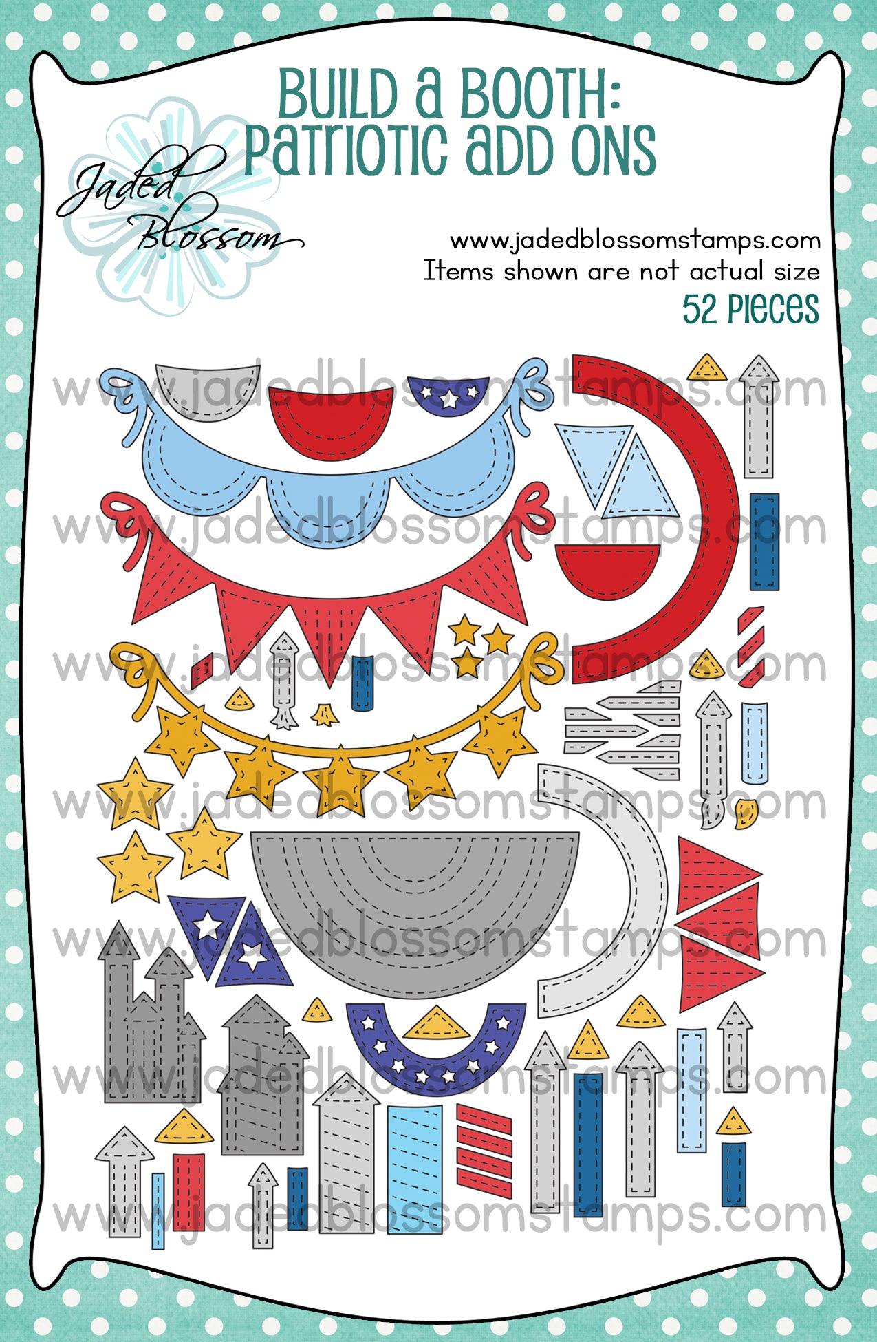 Build a Booth Die: Patriotic Add Ons