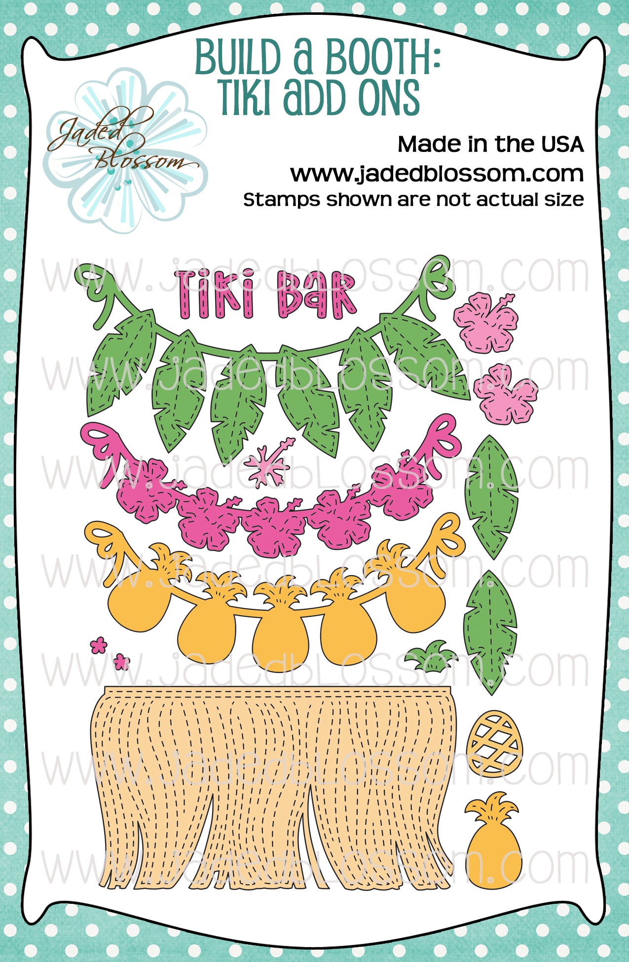 Build a Booth Die: Tiki Add Ons