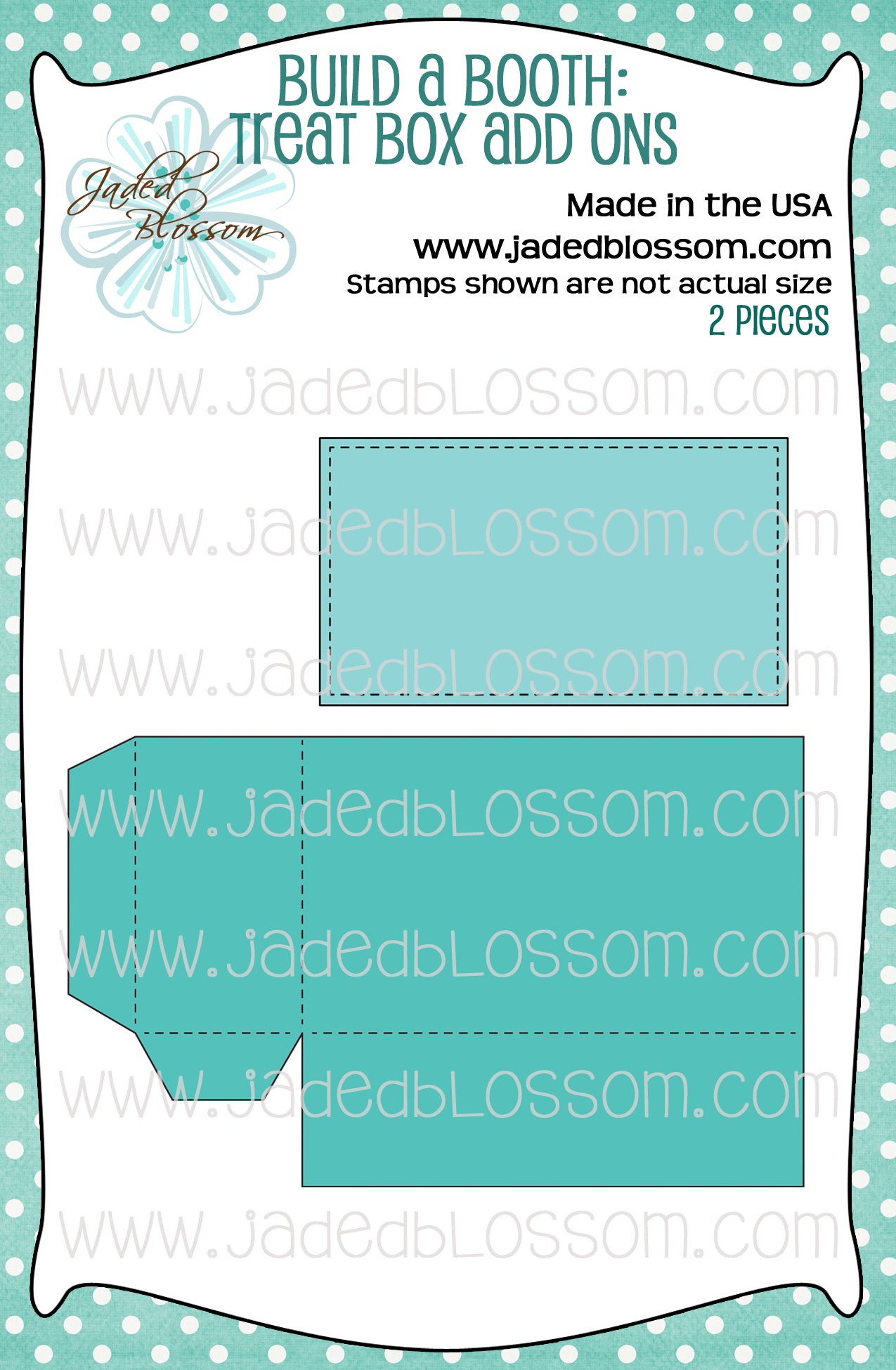 Build a Booth Die: Treat Box Add Ons