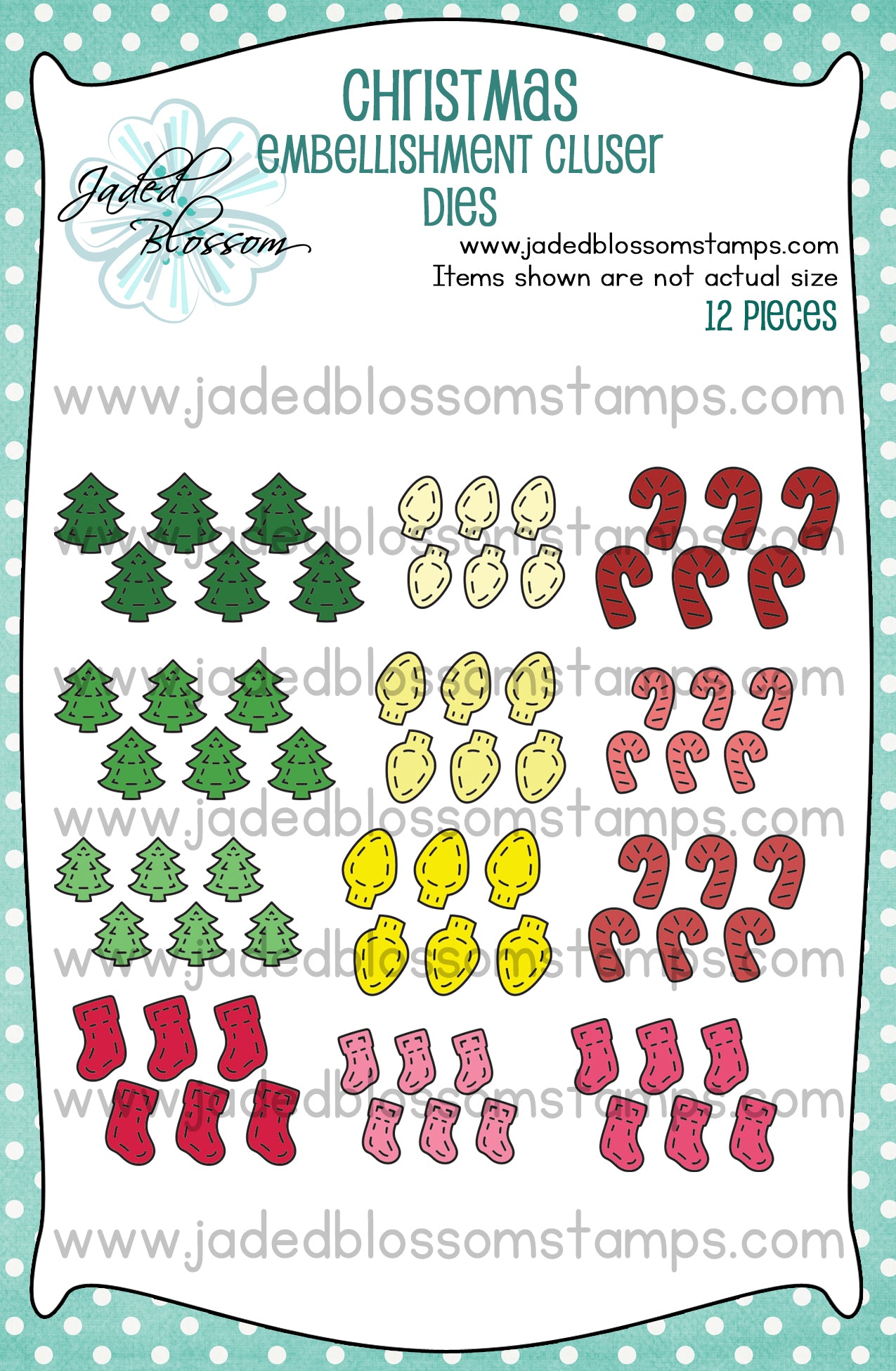 Christmas Embellishment Cluster Die