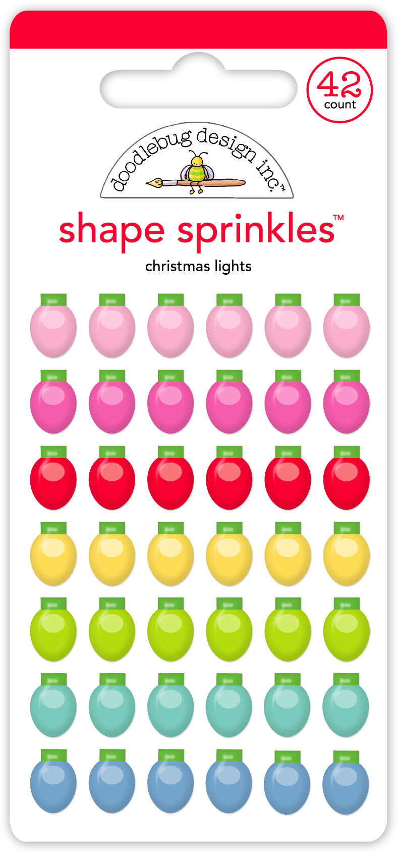 Christmas Lights Shape Sprinkles