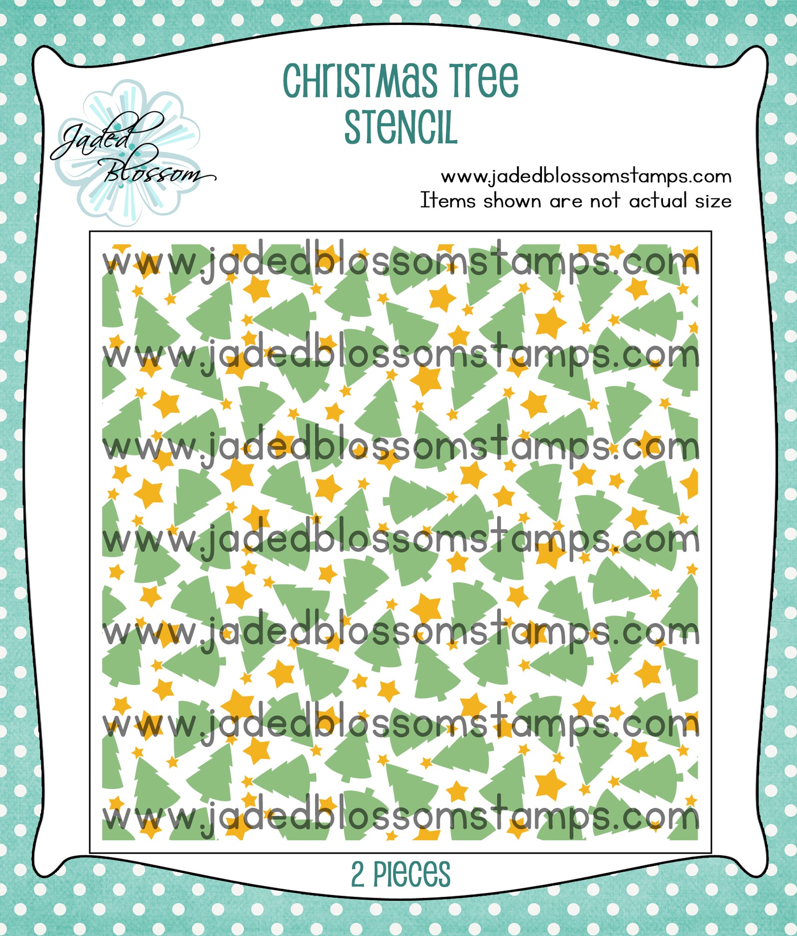 Christmas Tree Stencil