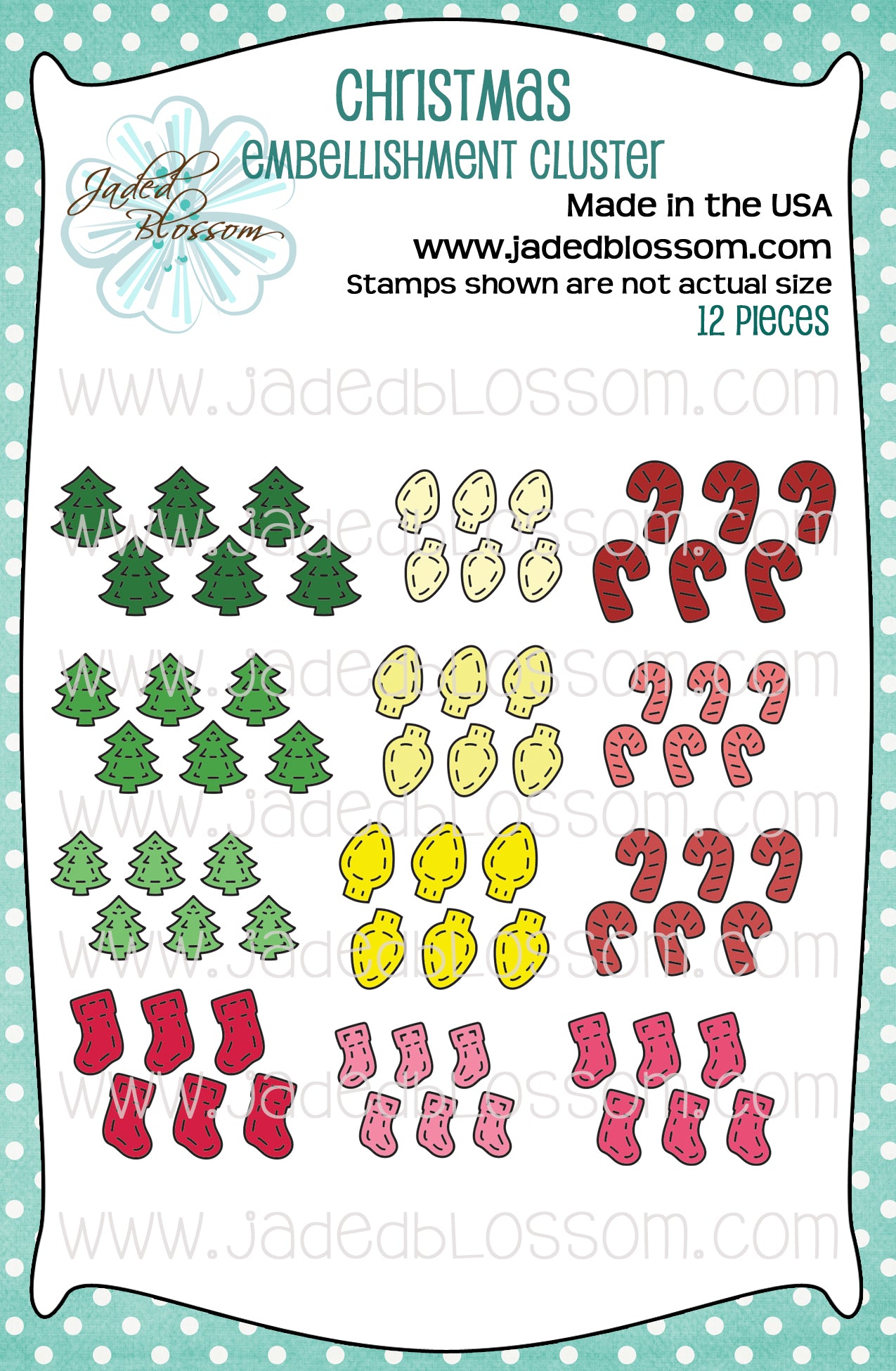 Christmas Embellishment Cluster Die