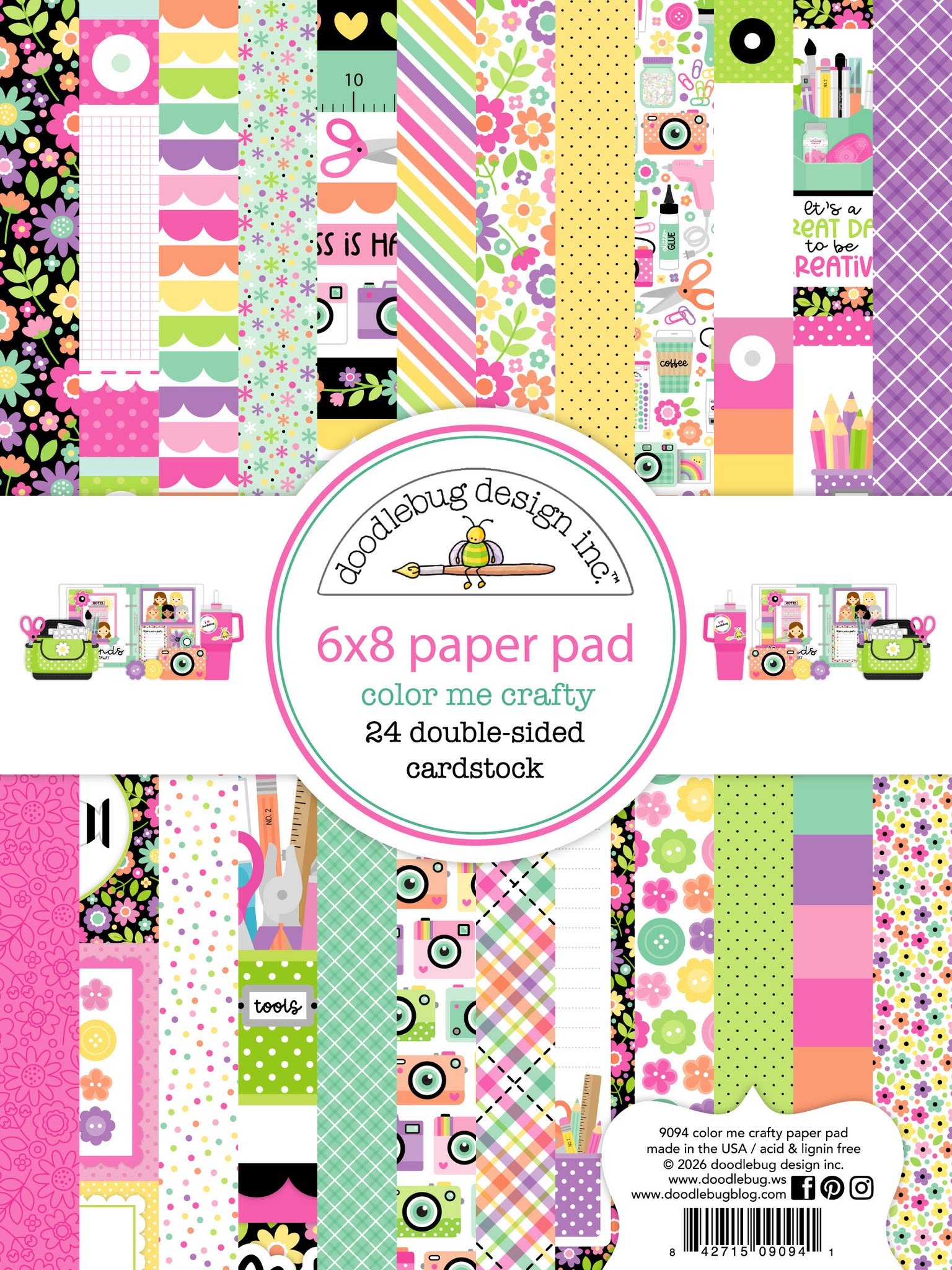 Color me Crafty 6x8 Paper Pad