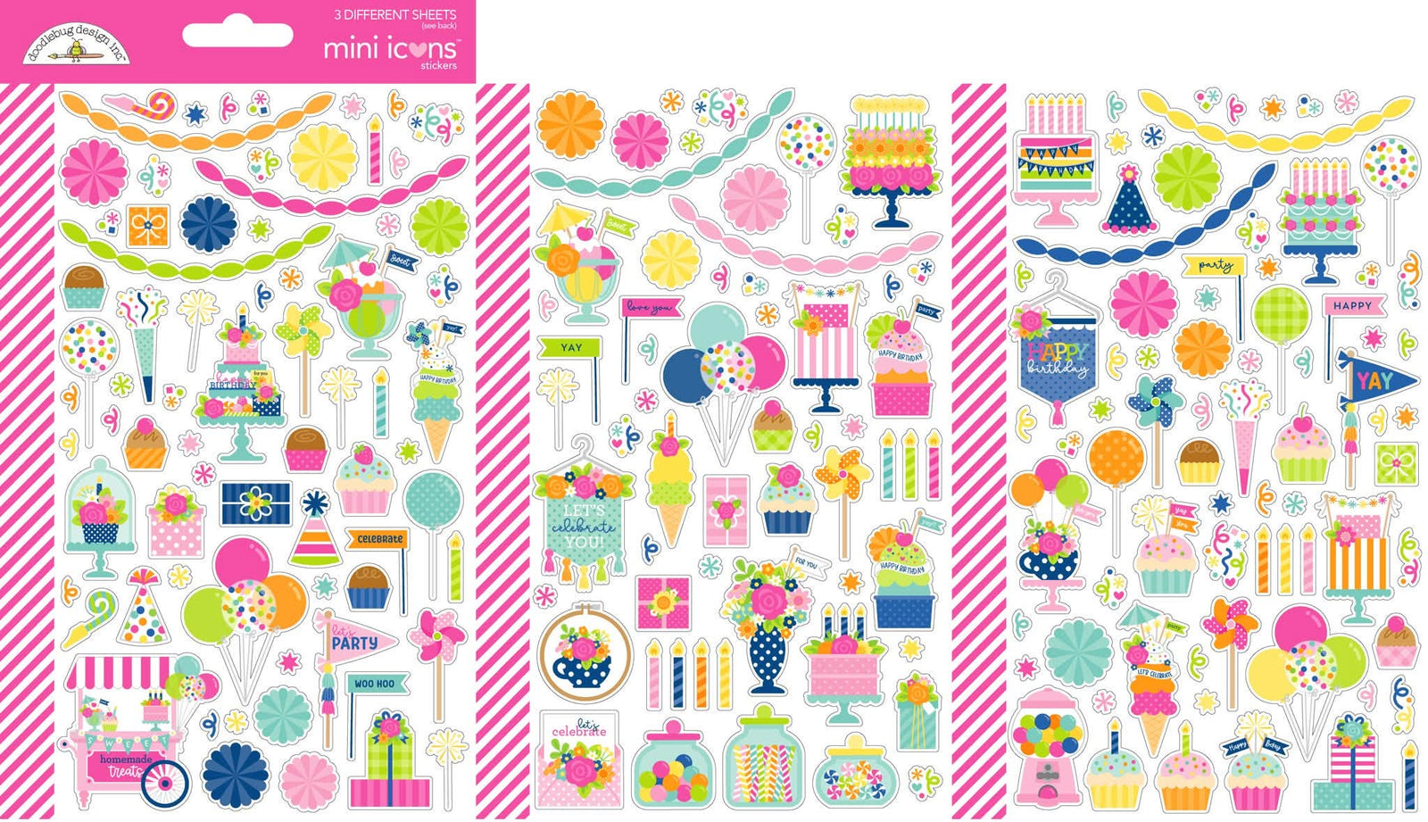 Cupcake & Candles Mini Icons