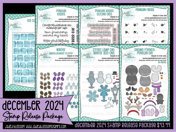 December 2024 Stamp Release Package - Jaded Blossom