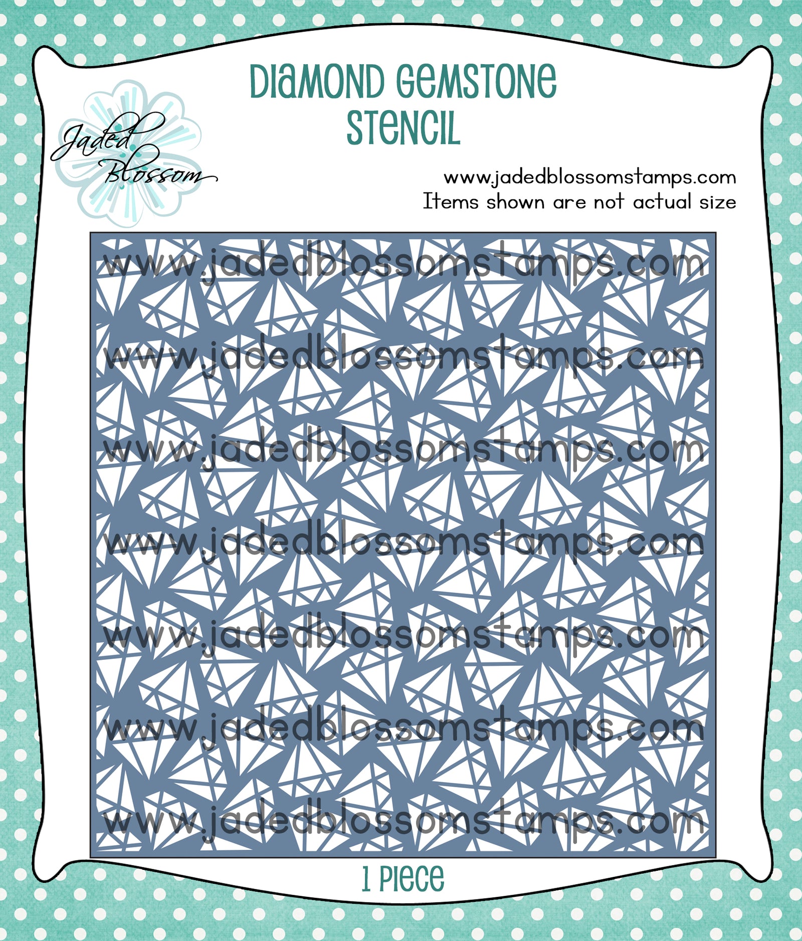 Diamond Gemstone Stencil