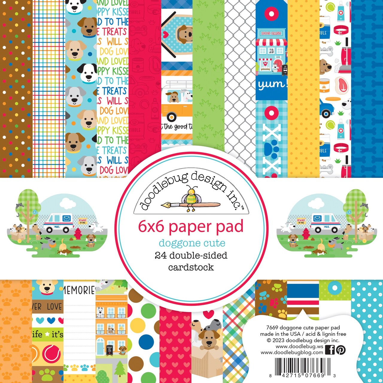 Dog Gone Cute 6x6 Paper Pad