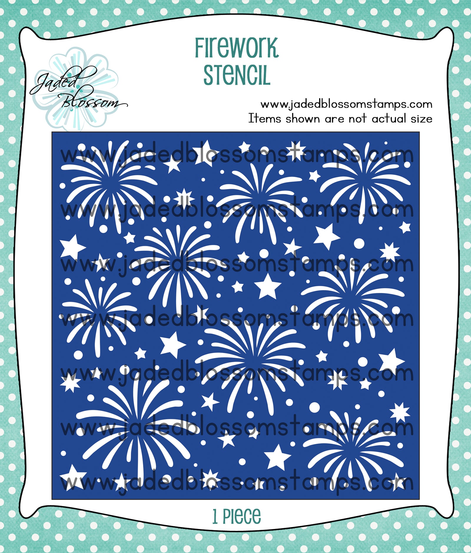 Fireworks Stencil