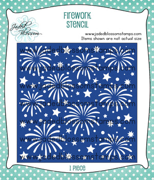 Fireworks Stencil