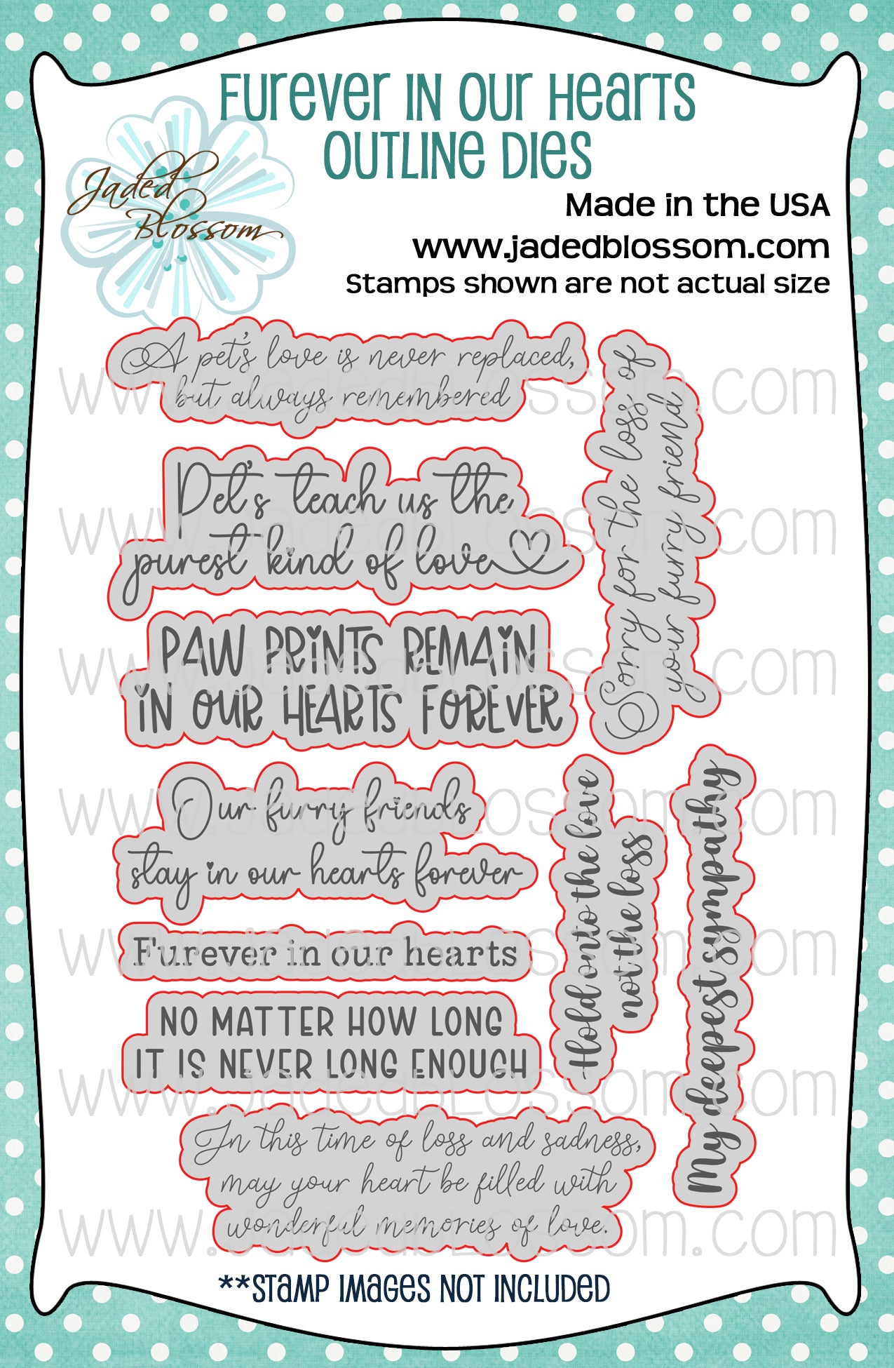 Furever in our Hearts Outline Dies