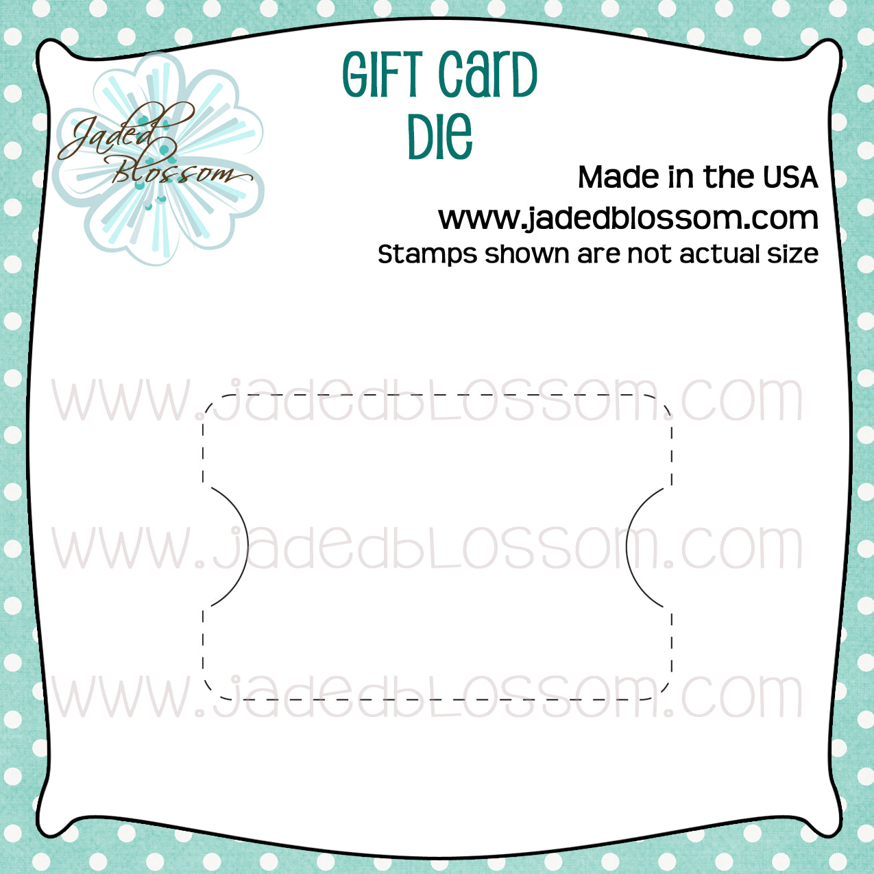 Gift Card Die