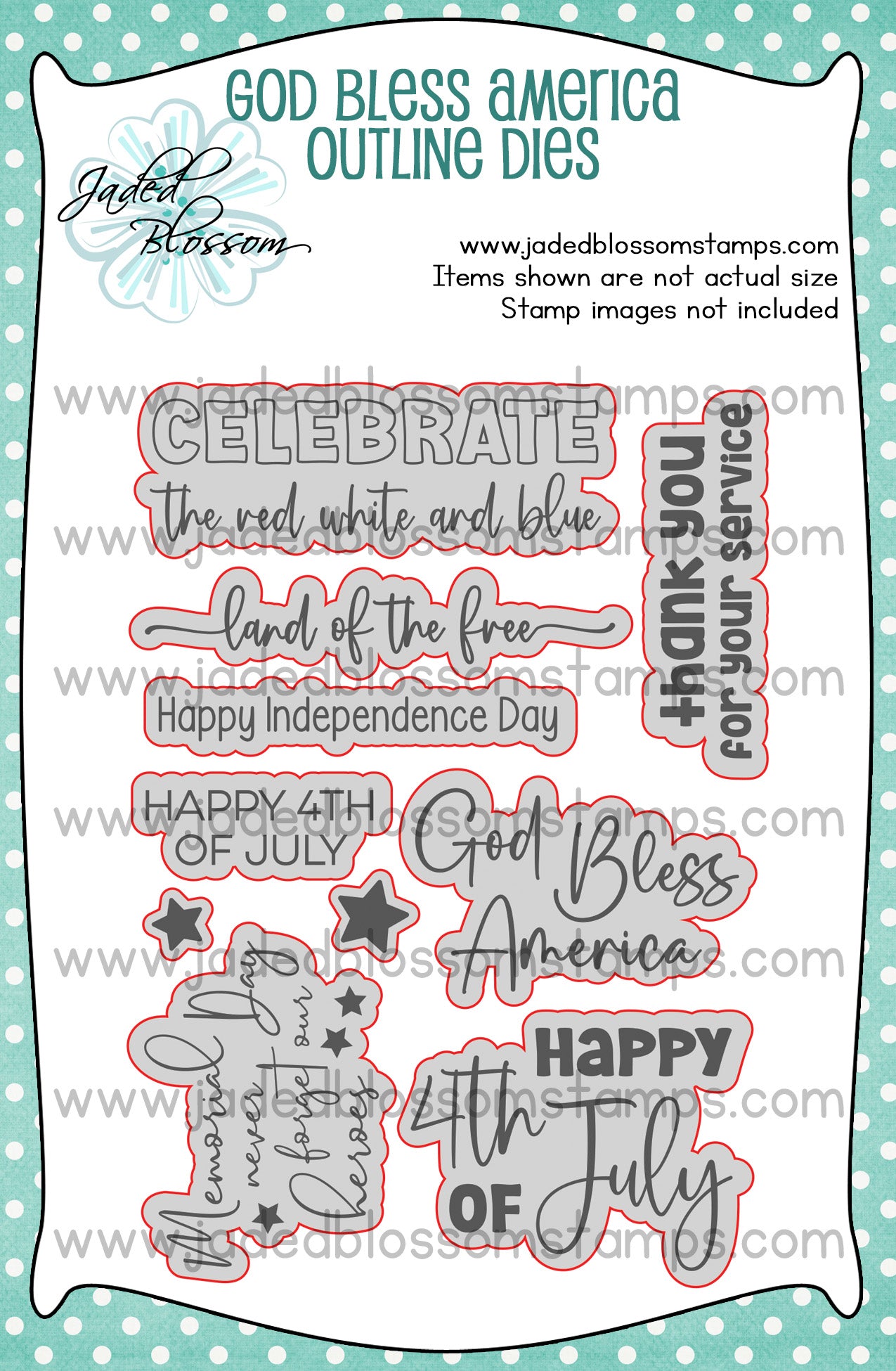 God Bless America Outline Dies