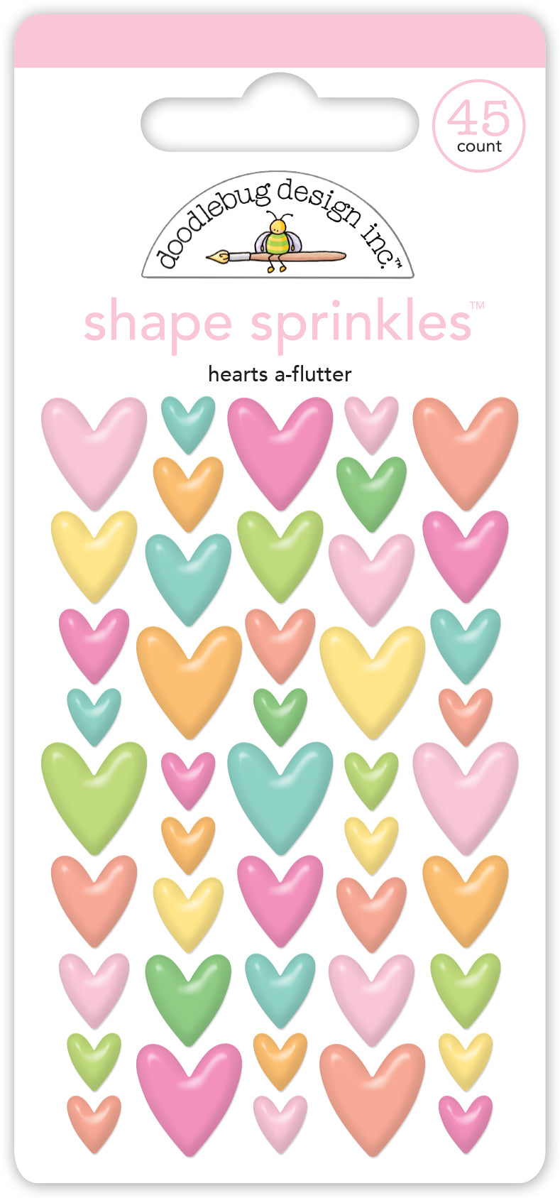 Hearts a Flutter Shape Sprinkles