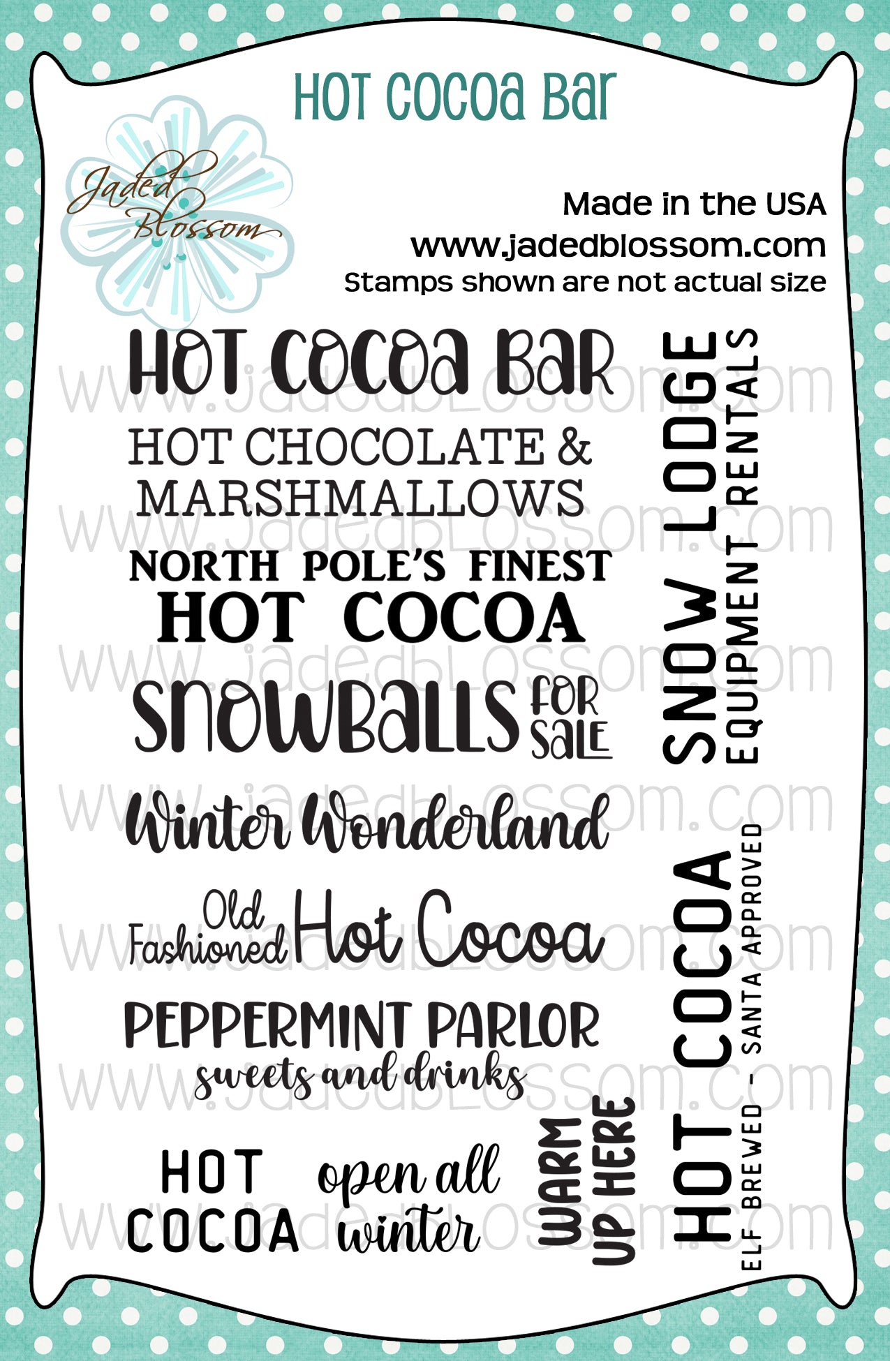 Hot Cocoa Bar