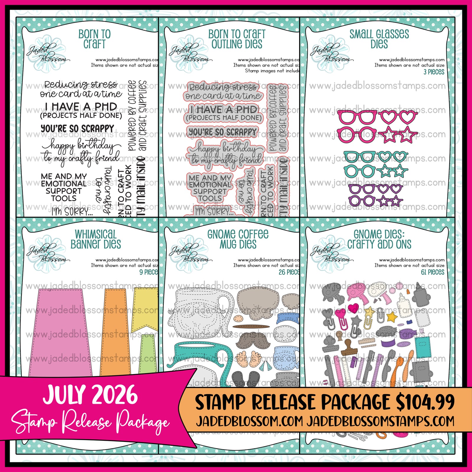 July 2026 Stamp Release Package