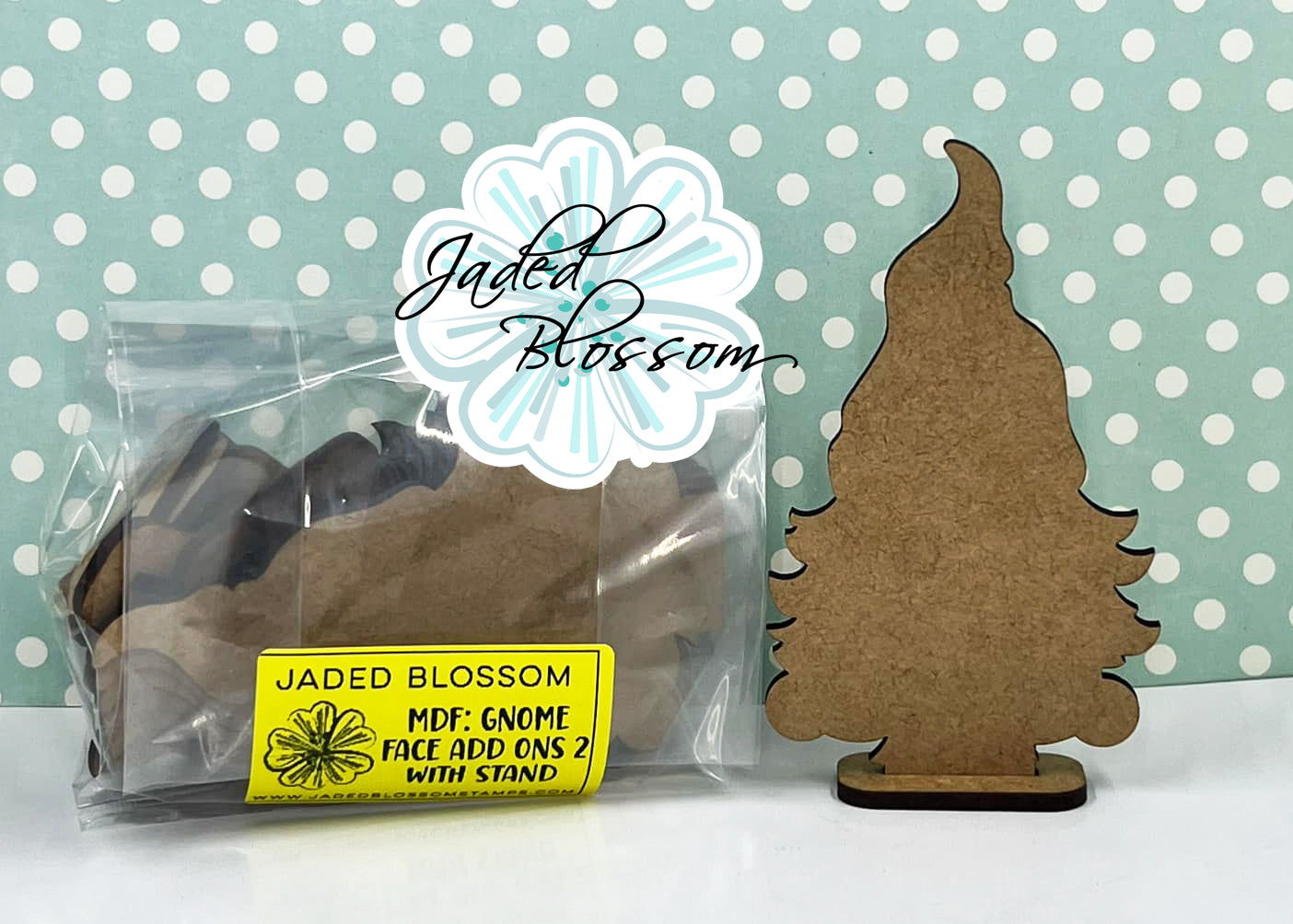 MDF Gnome: Gnome Face Add ons 2 with Stand