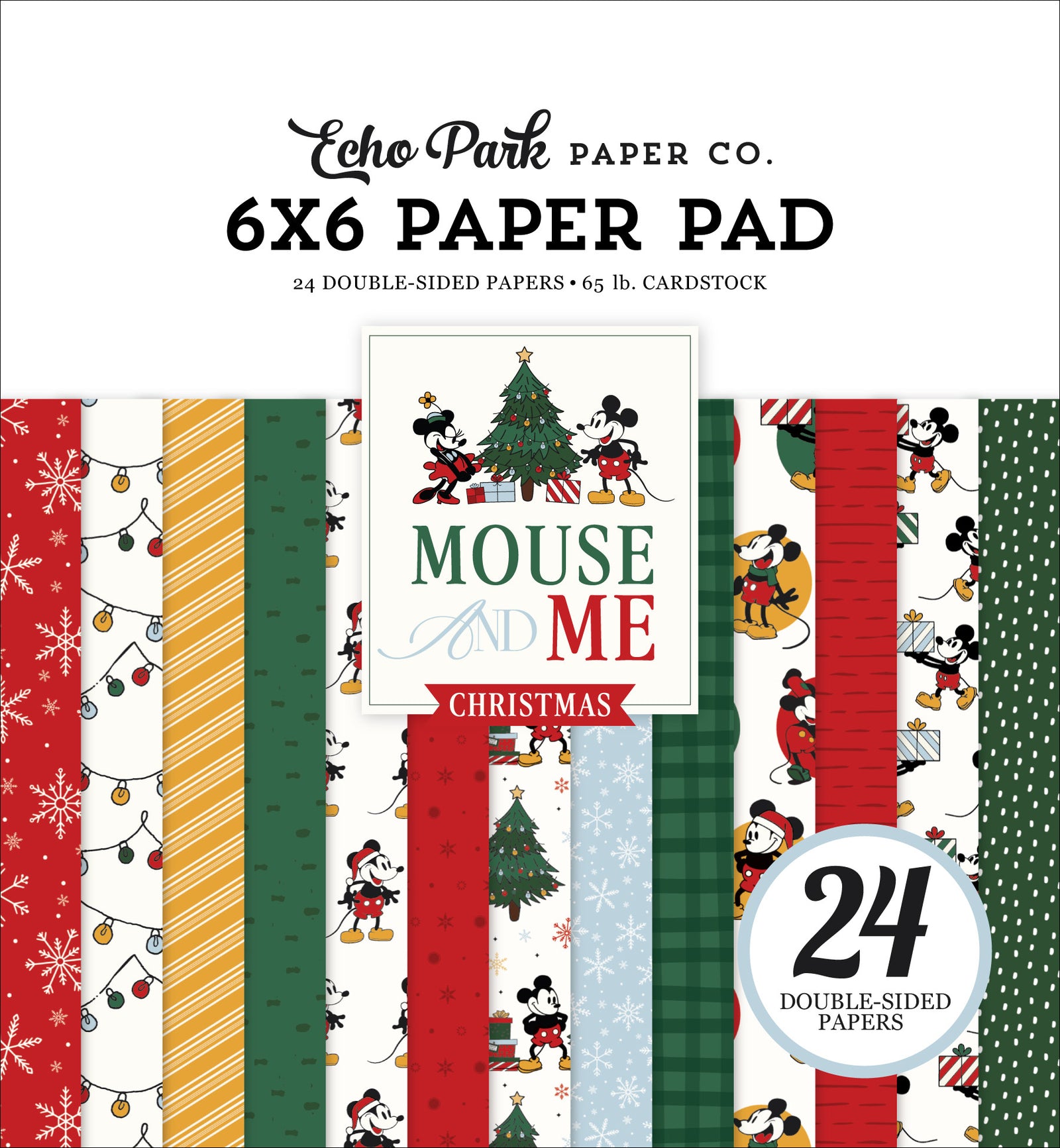 Mouse and Me Christmas 6x6 Paper Pad