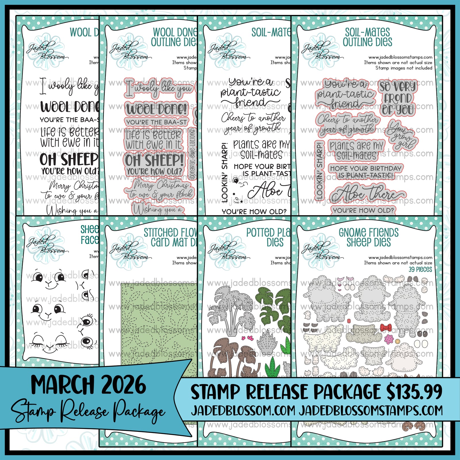 March 2026 Stamp Release Package