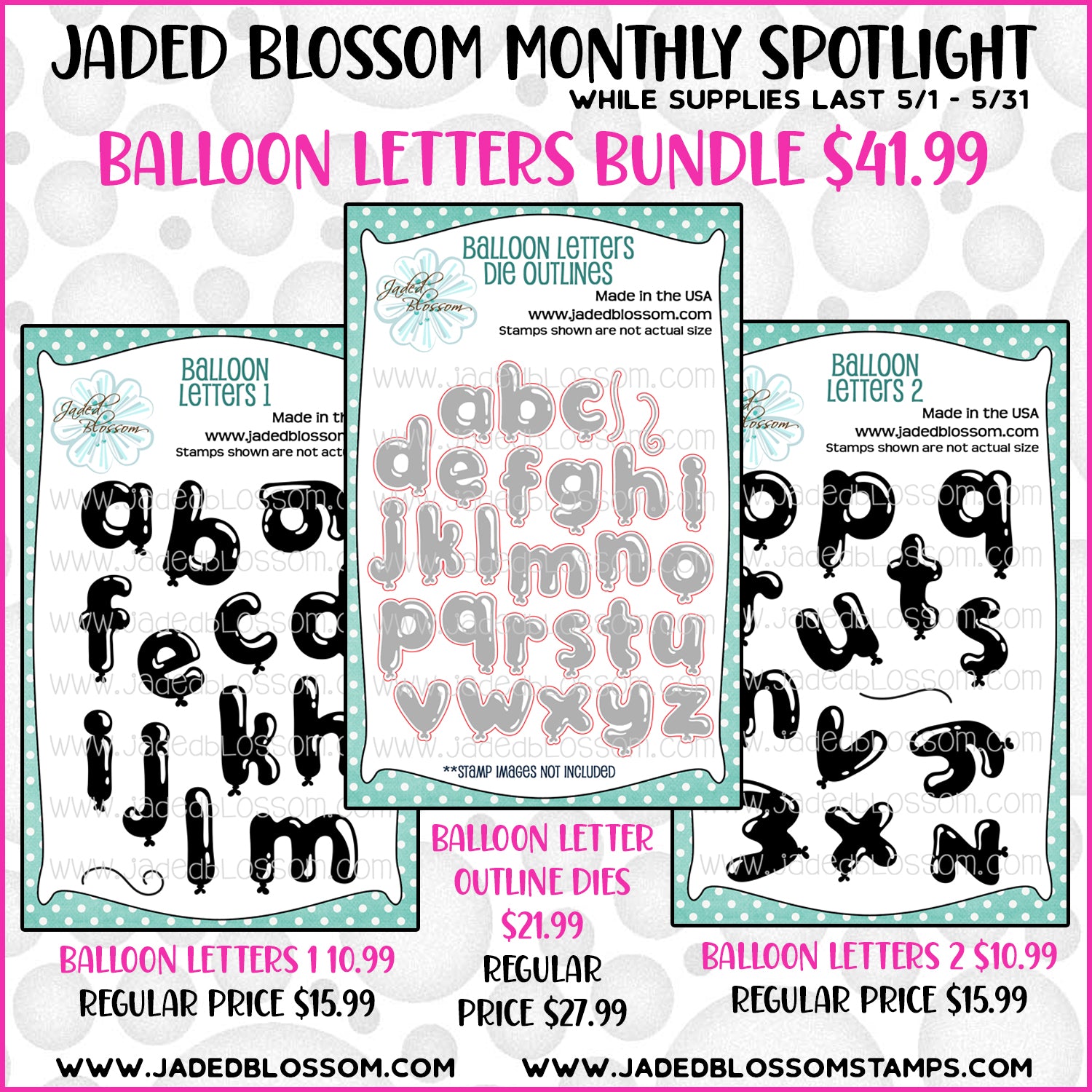 Balloon Letter Bundle